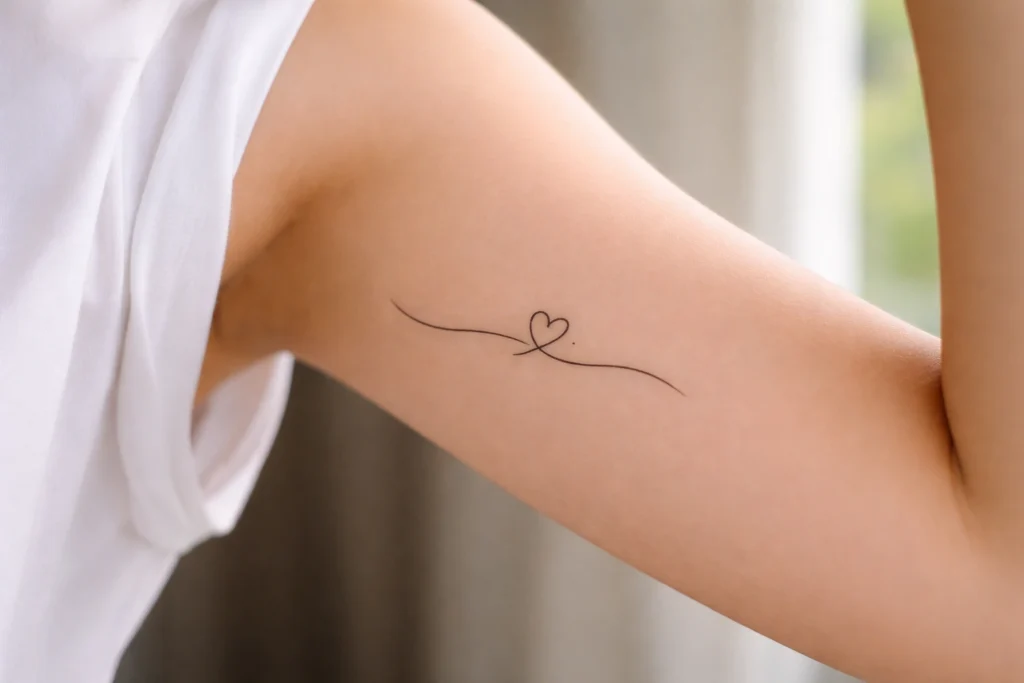 Upper Arm (Inner Bicep, Simple Designs Only)