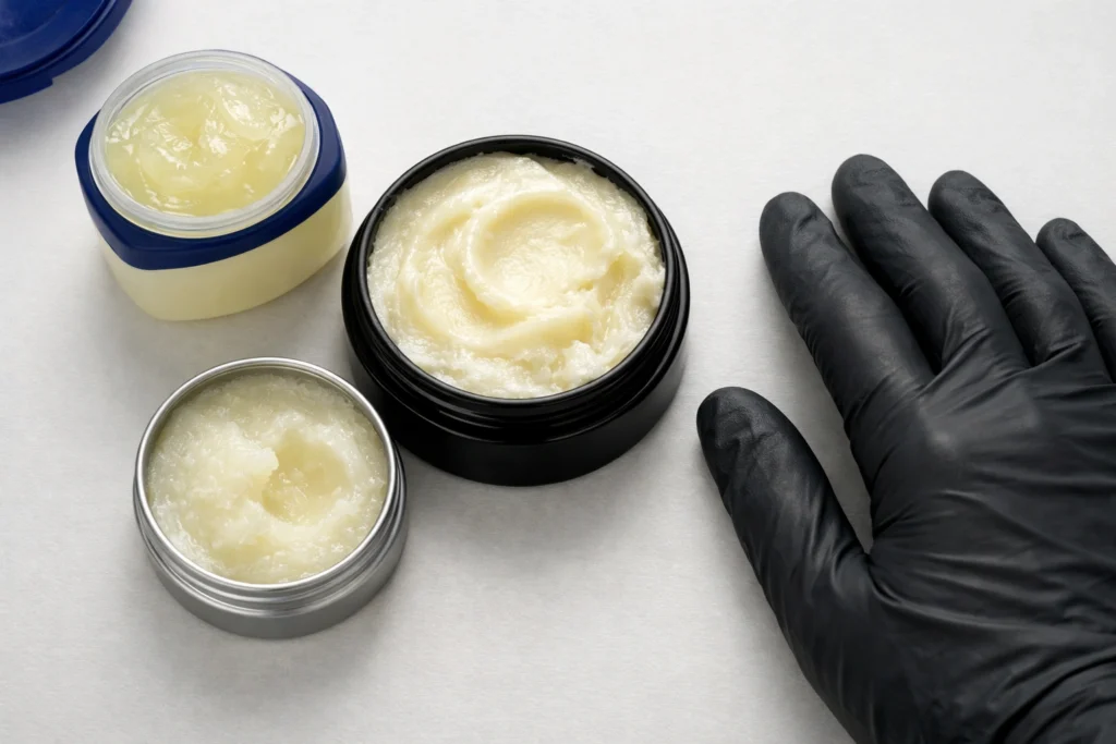 Vaseline, Tattoo Butter, and Skin Lubricants