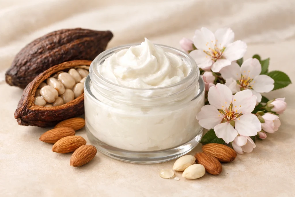 Whipped Cocoa Butter and Almond Oil Balm