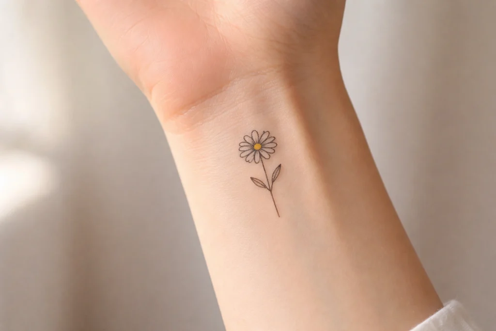Wrist Flower Tattoo Placement