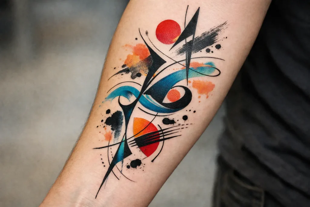 Abstract Art Tattoo