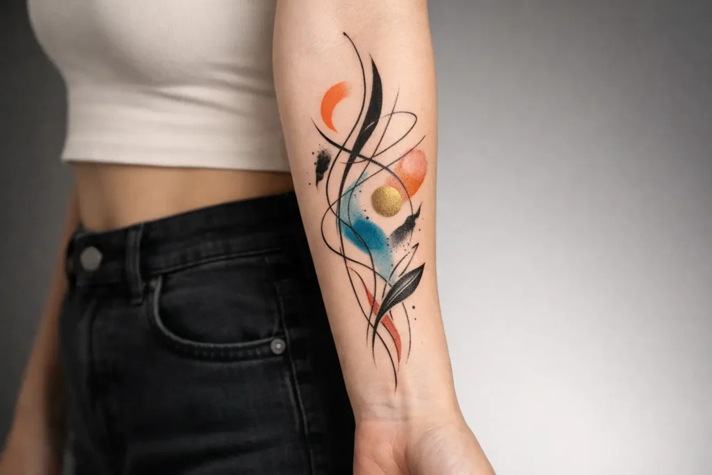 Abstract Art Tattoos