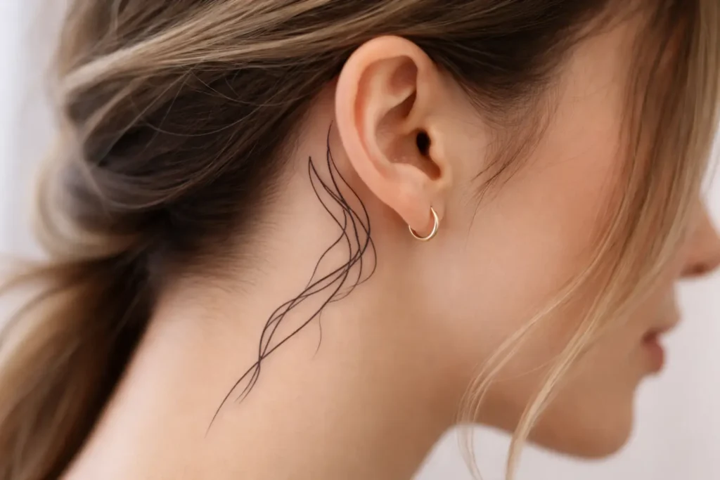 Abstract Line Tattoo Ideas