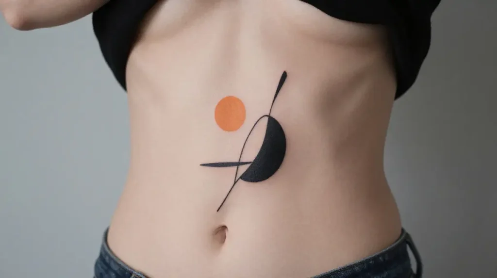Abstract Minimal Tattoo