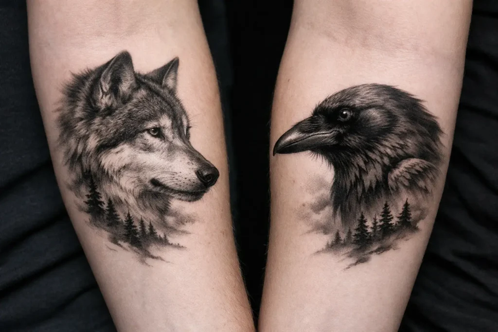 Animal Pair Tattoos