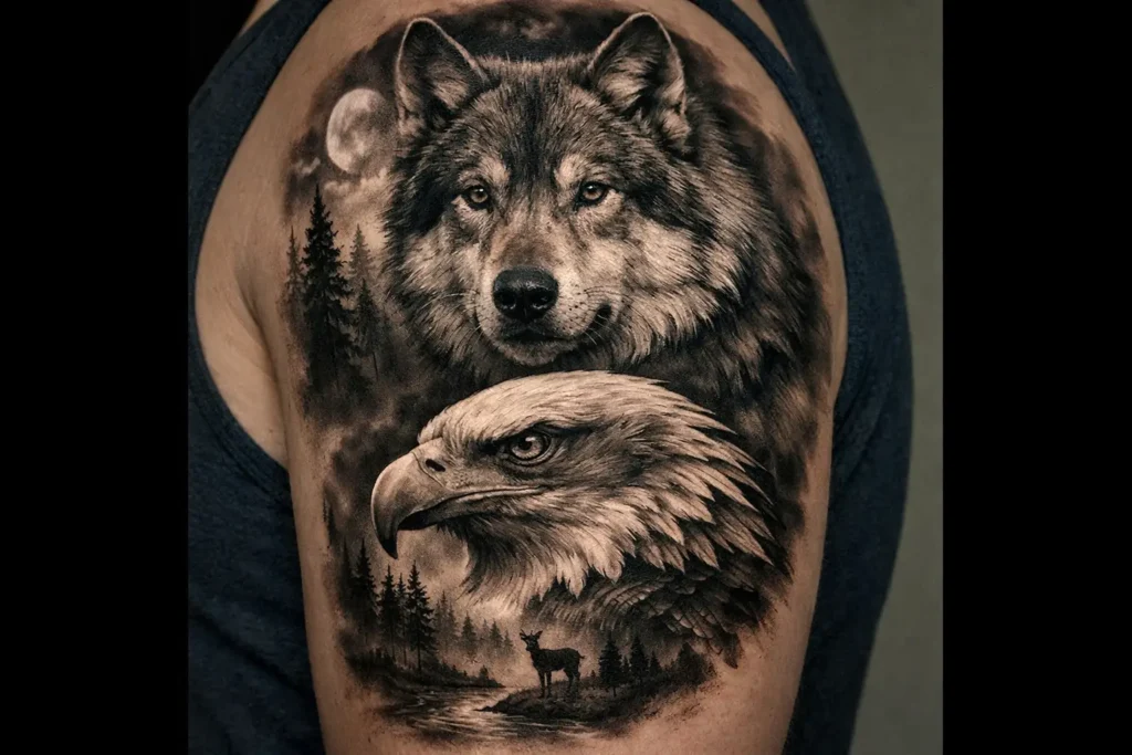 Animal Portrait Tattoo
