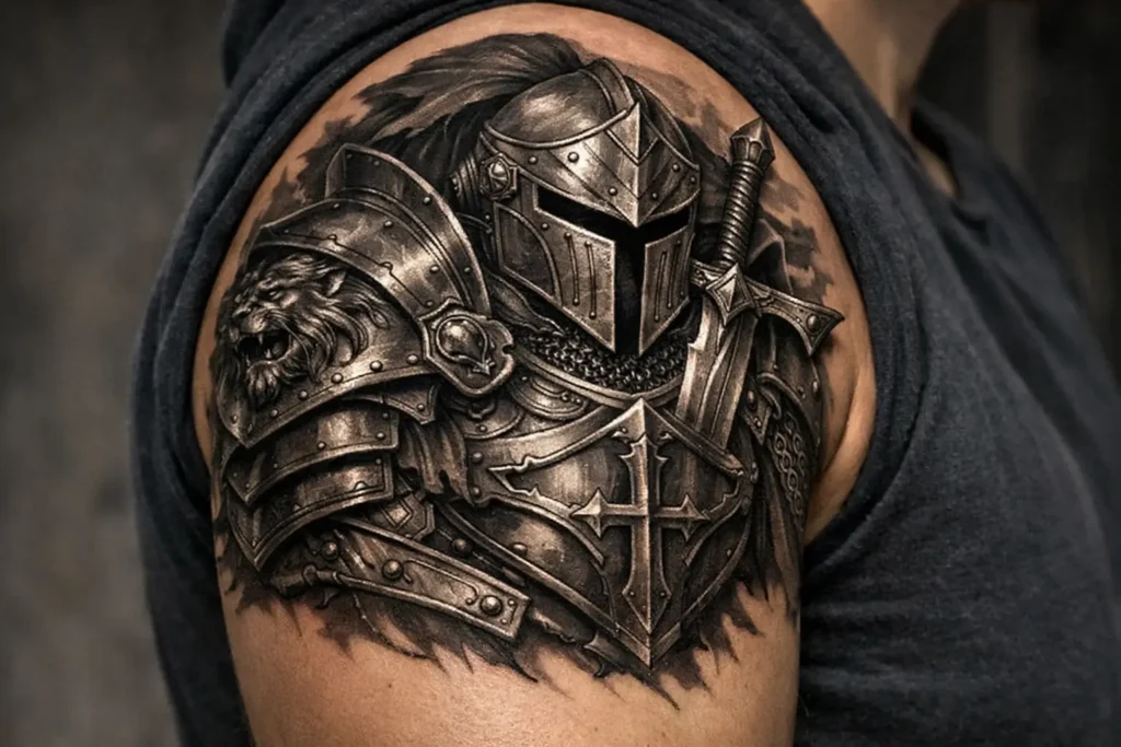 Armor Style Tattoo