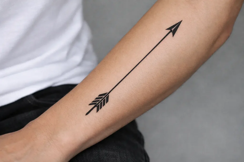 Arrow Forearm Tattoo