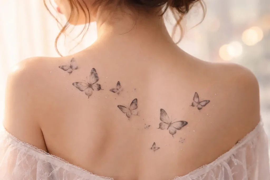 Butterfly Cluster Tattoo