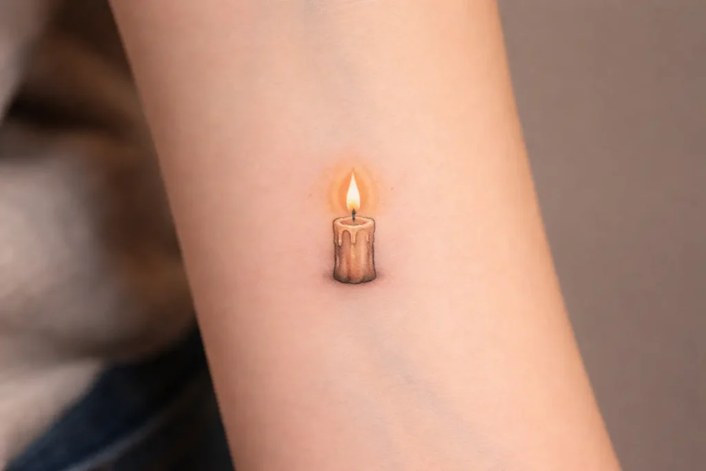 Candle Tattoo