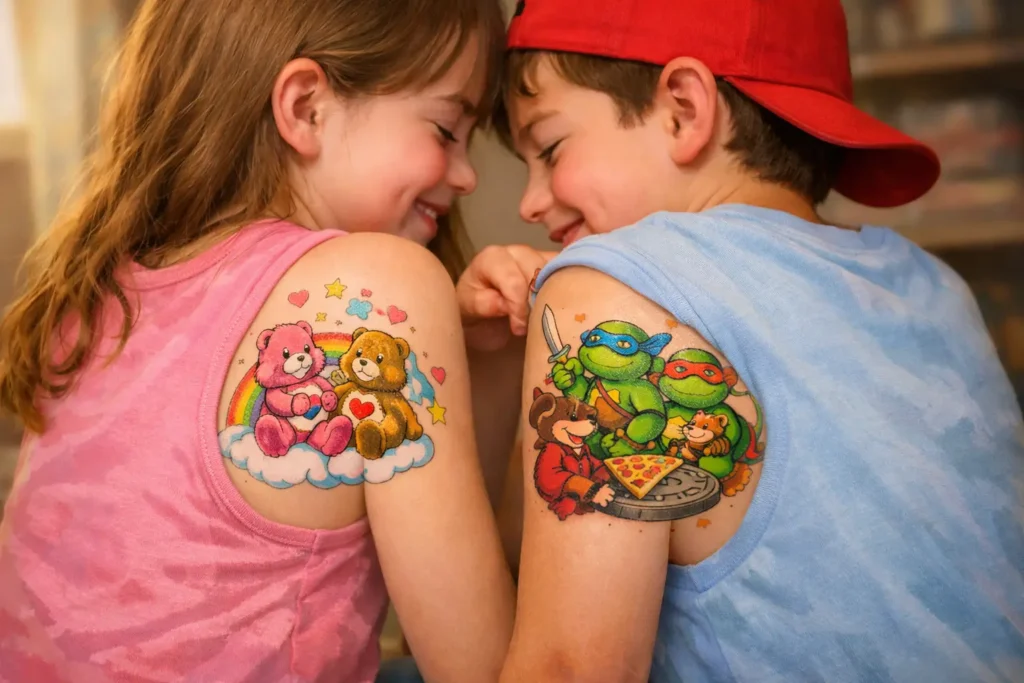 Cartoon or Childhood Character Tattoos