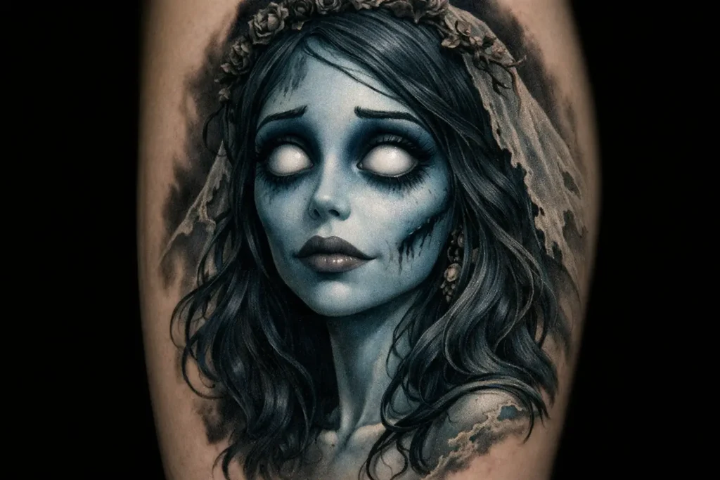Classic Emily Portrait Tattoo