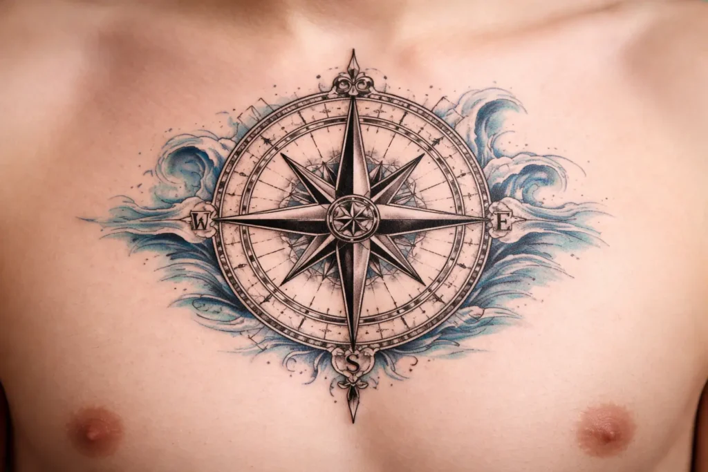 Compass Tattoo