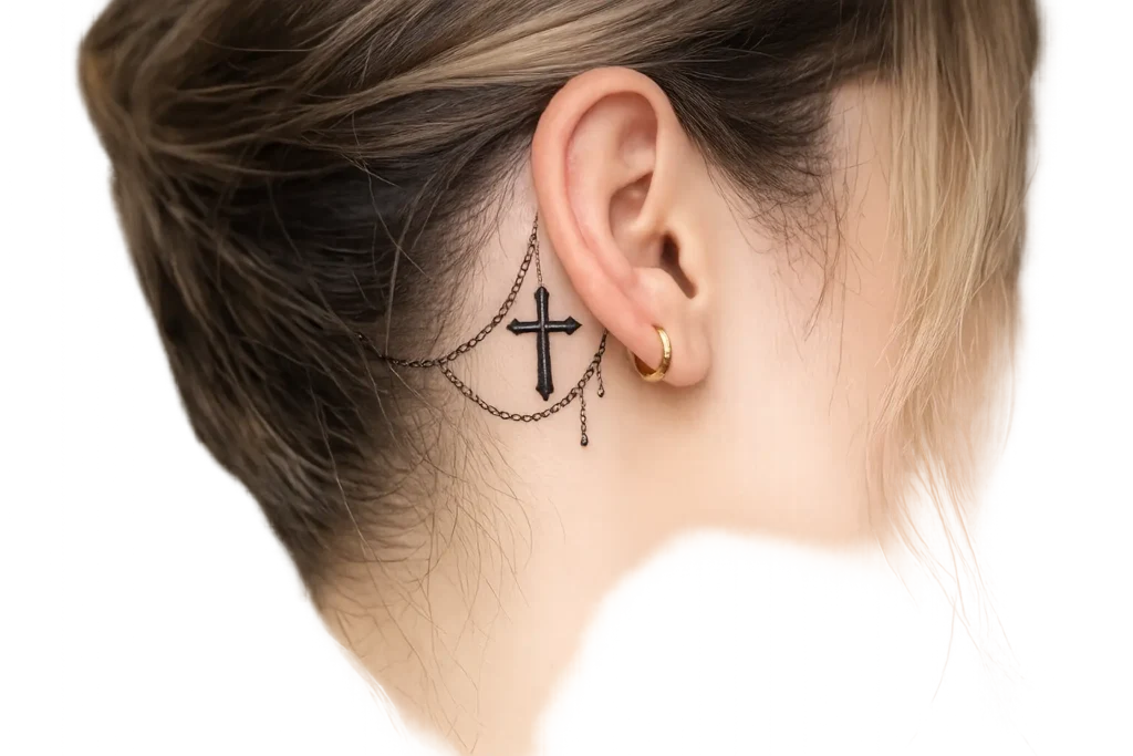 Cross with Chain Design