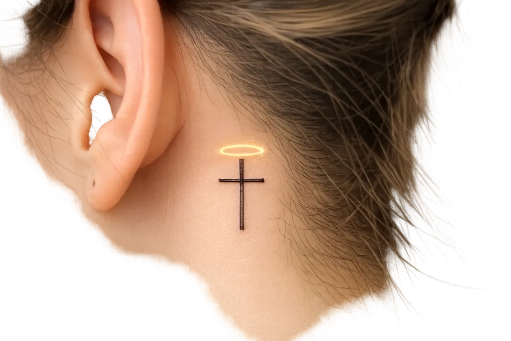 Cross with Halo Detail