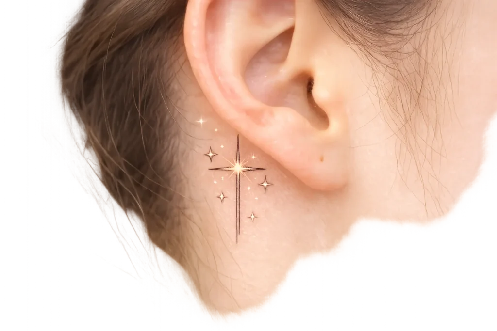 Cross with Star Detail