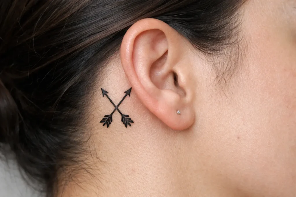 Crossed Arrows Tattoo