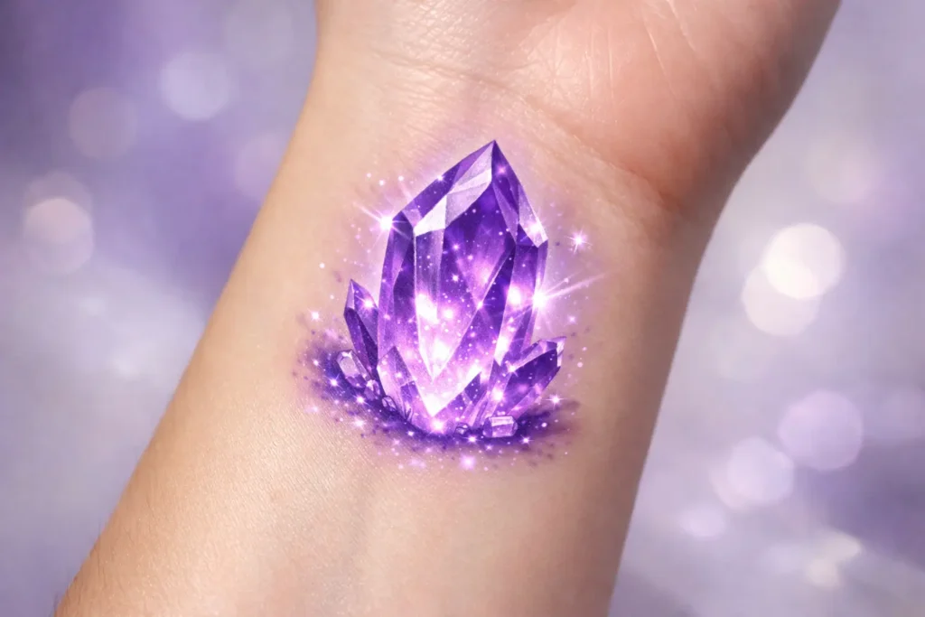Crystal Tattoos That Channel Healing Energy