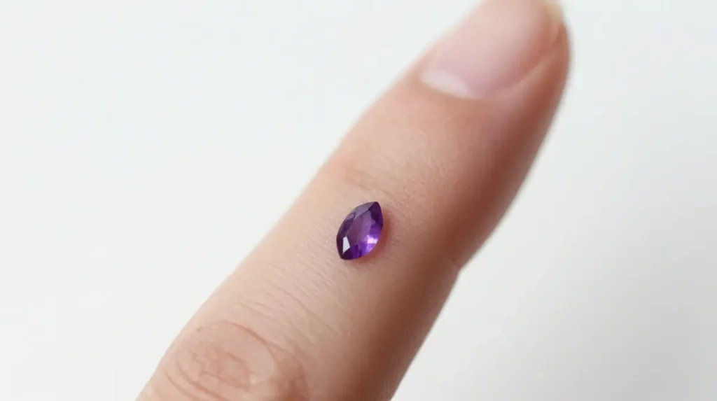 Crystal or Gemstone Finger Tattoo