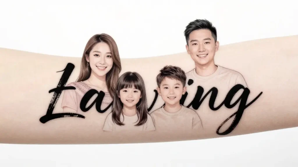 Custom Family Tattoo