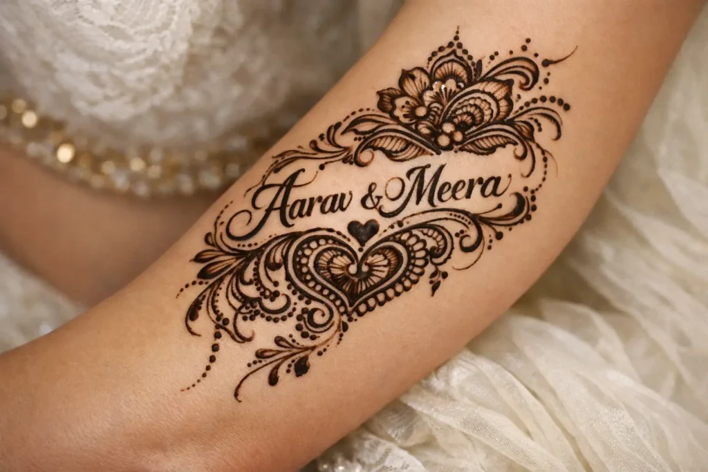 Custom Name Henna Designs
