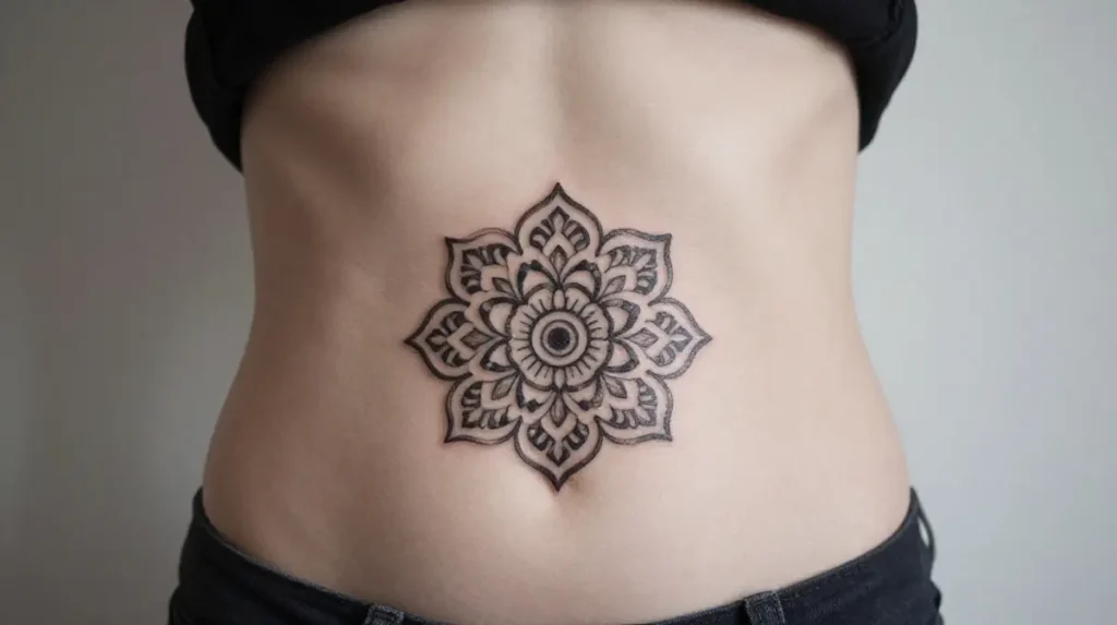 Dainty Mandala Tattoo