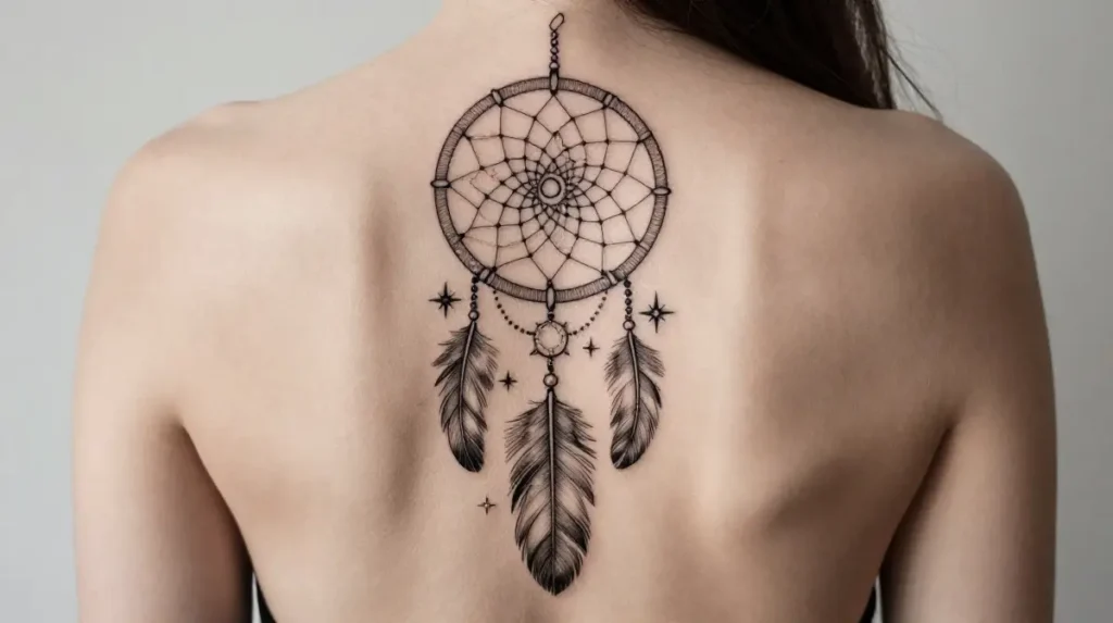 Dreamcatcher Tattoos for Protection and Good Vibes