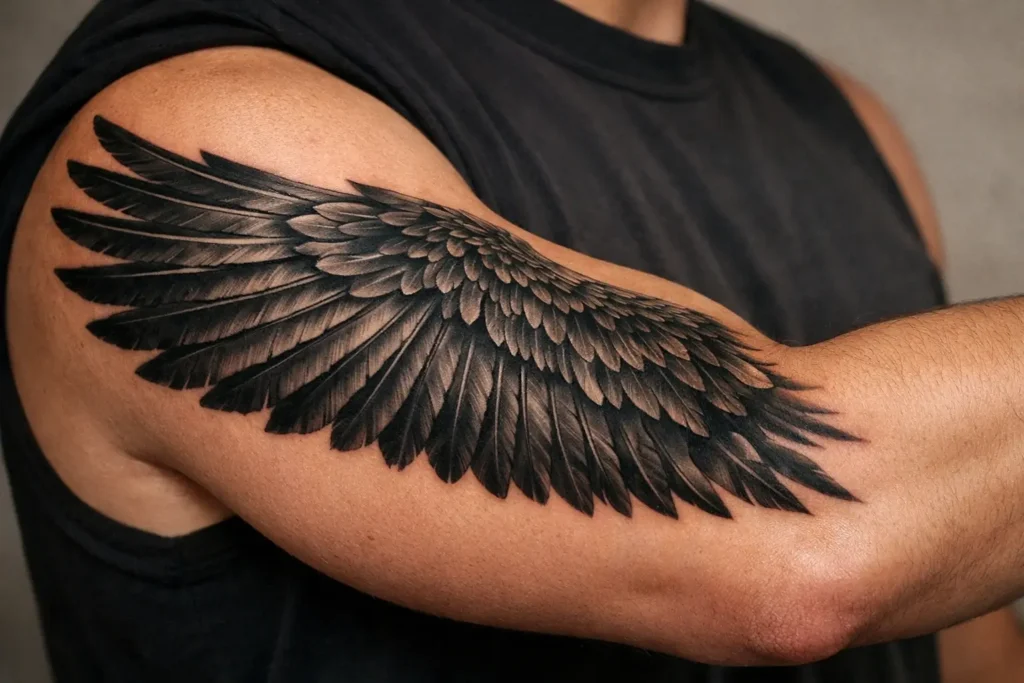 Eagle Wing Tattoo