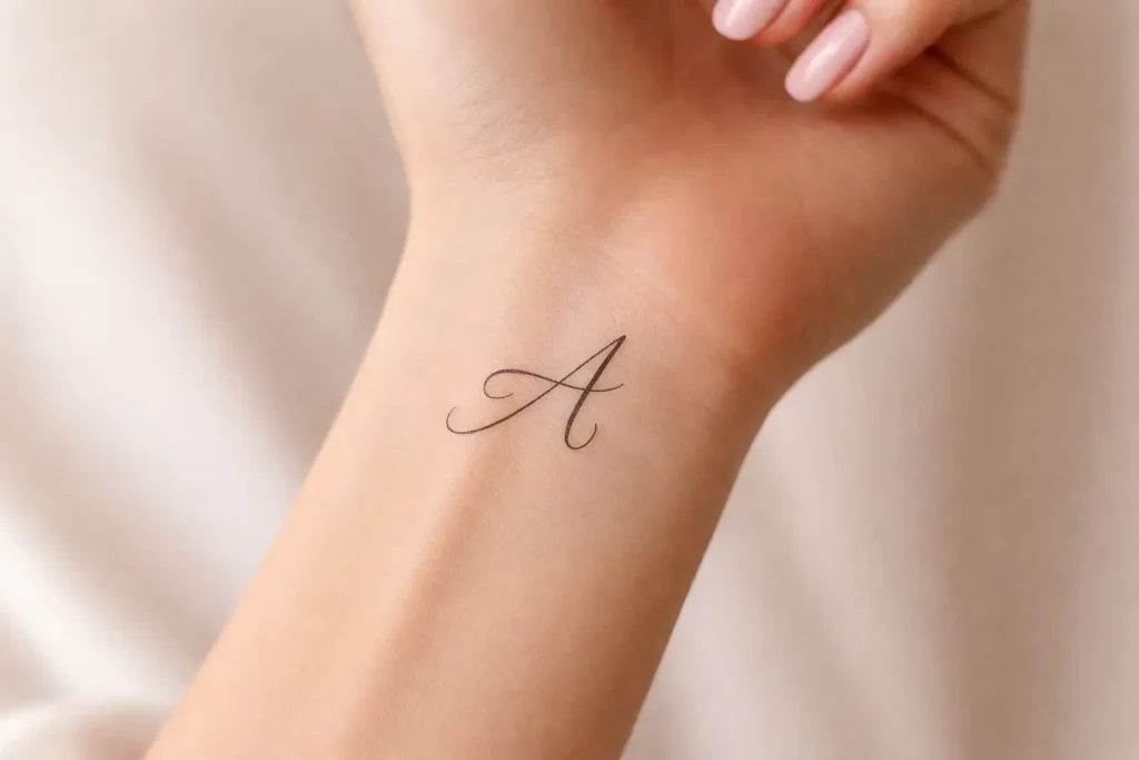 Elegant Initial Tattoos