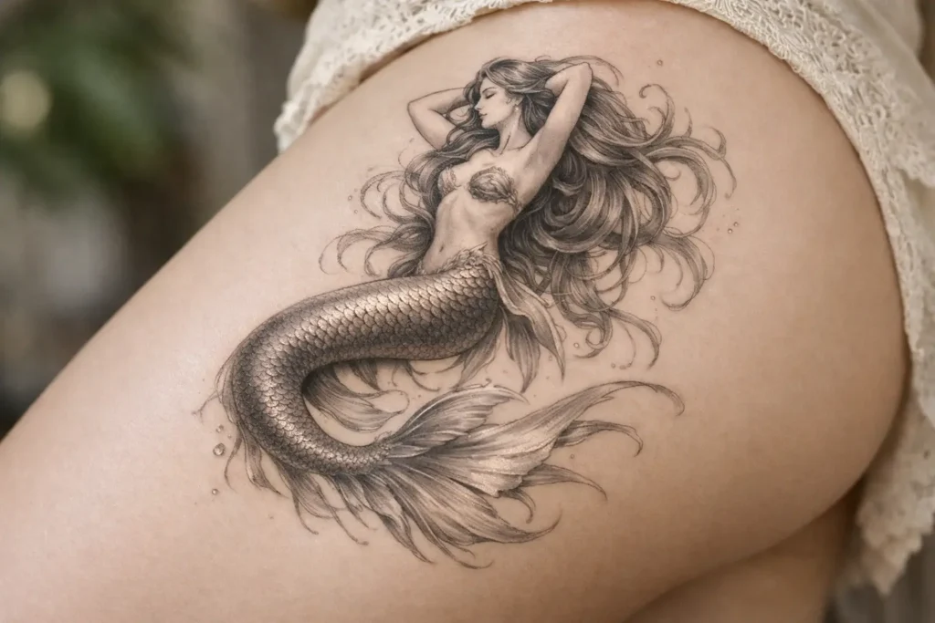 Elegant Mermaid Tattoo Ideas