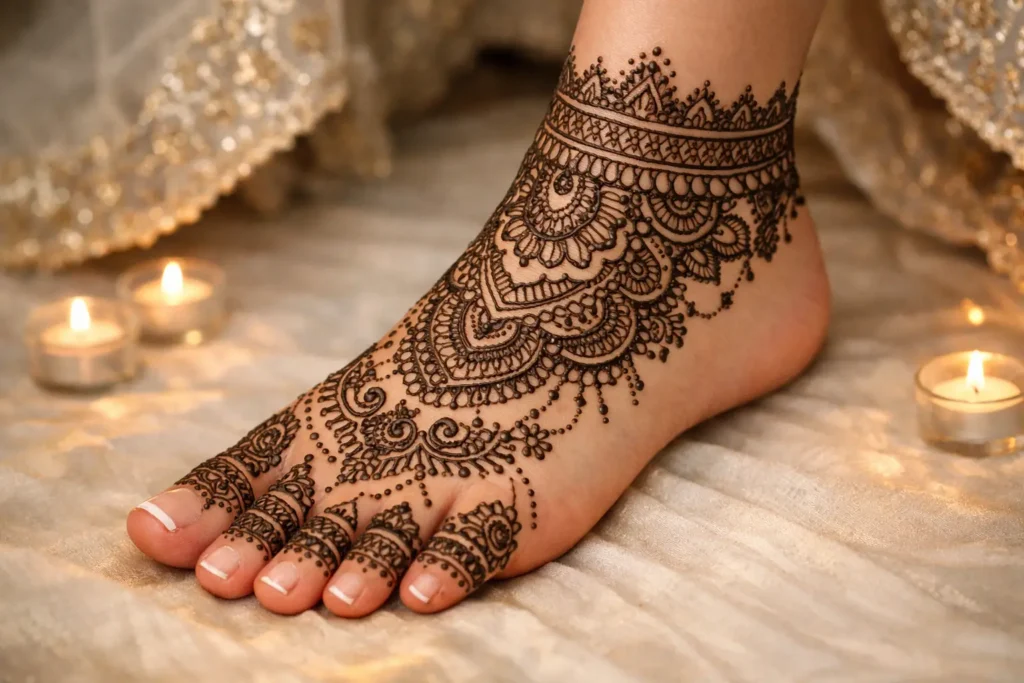 Foot Henna Designs