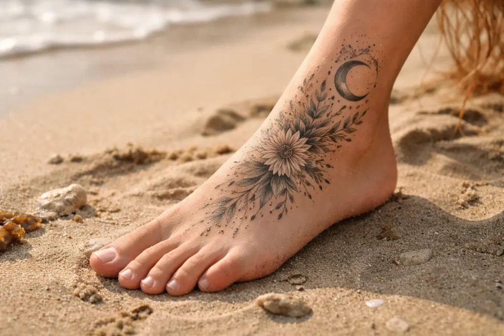 Foot Tattoo Placement Creative Expression