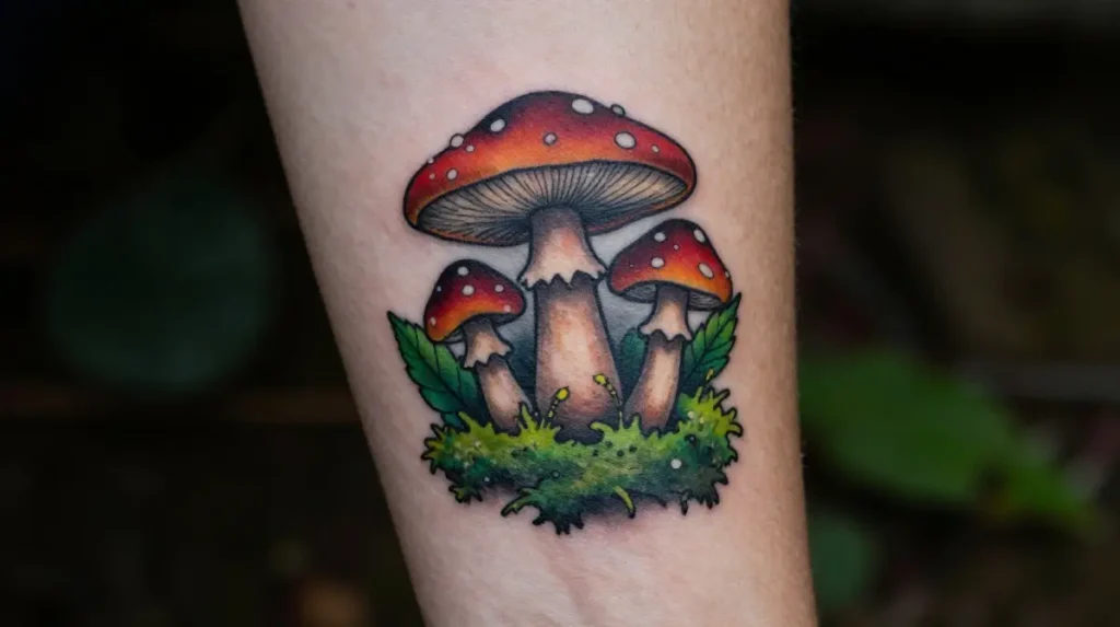Forest Mushroom Cluster