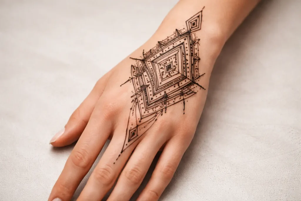 Geometric Henna Designs
