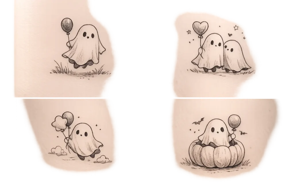 Ghosts with Balloons