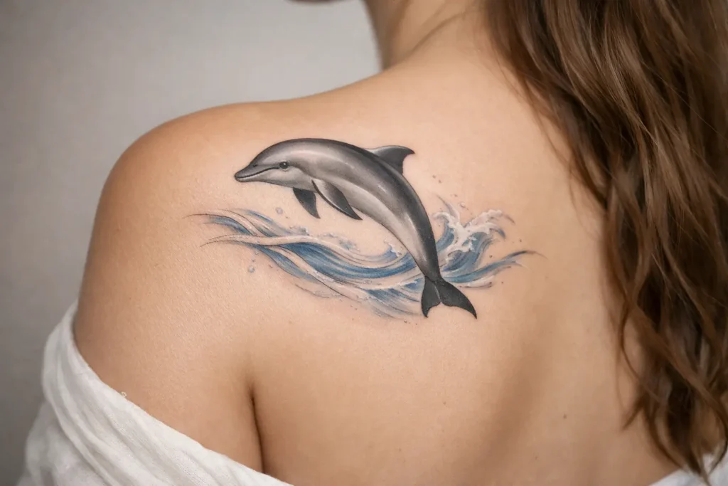 Graceful Dolphin Tattoo Designs