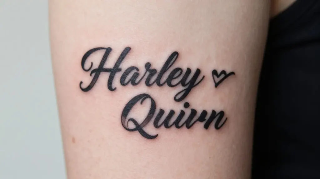 Harley Quinn Quote Tattoo