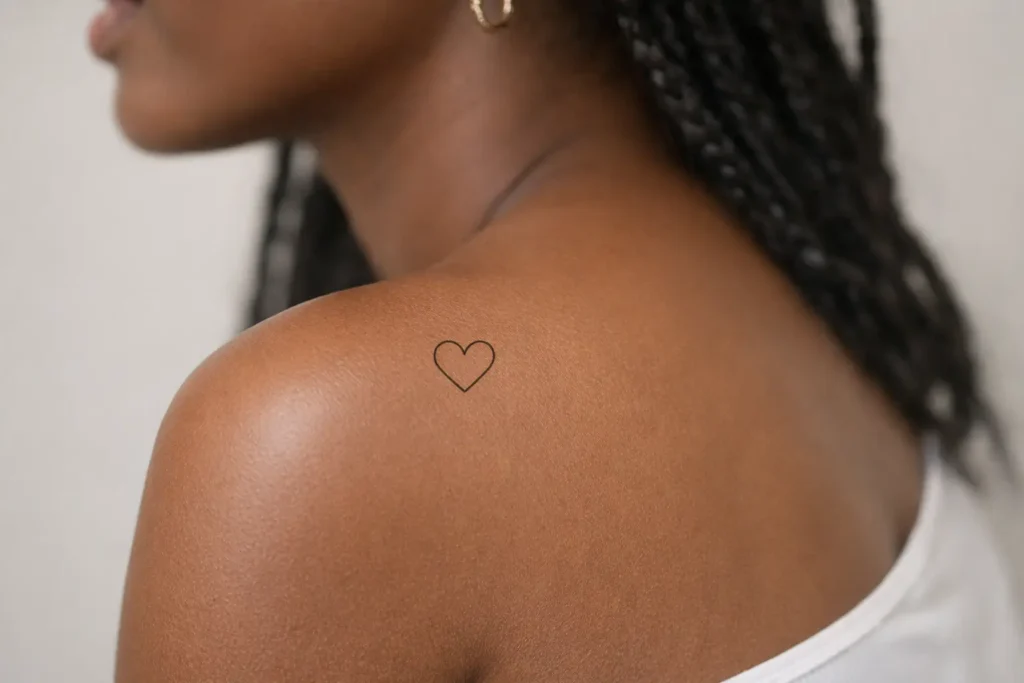 Heart Outline Tattoo