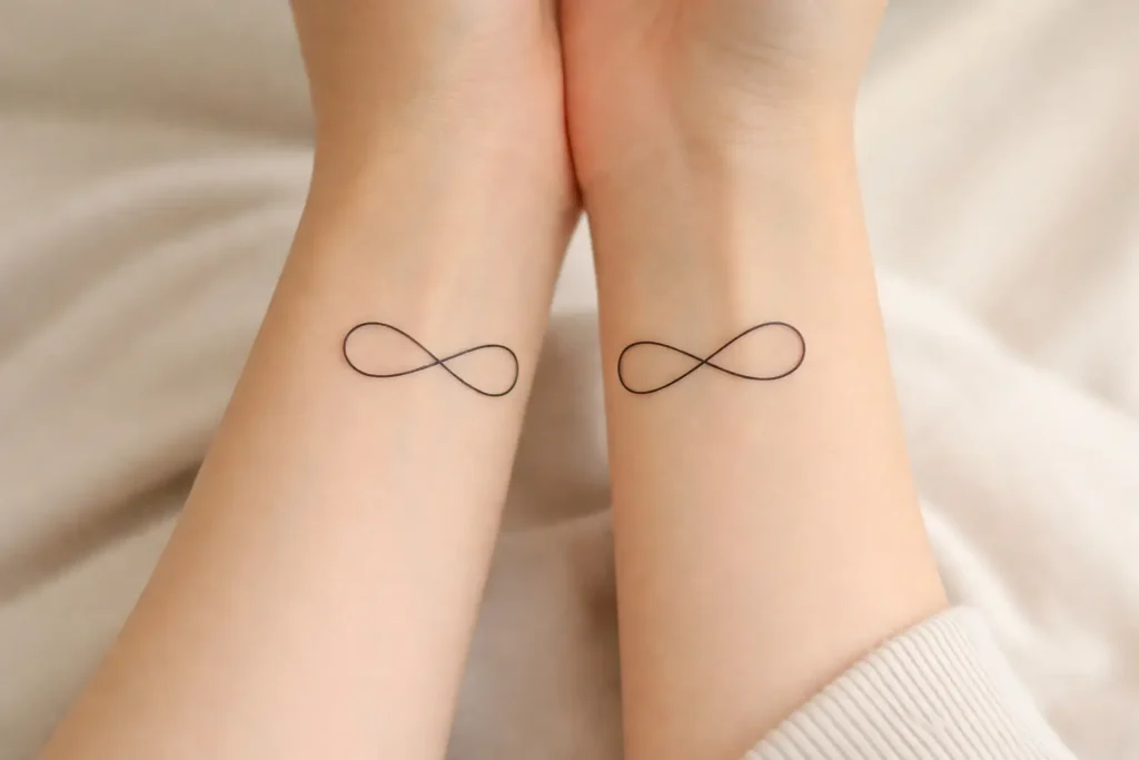 Infinity Symbol Pair Tattoos