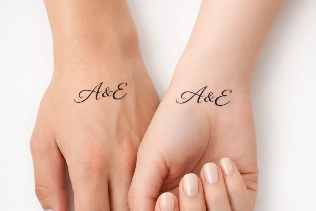Initials or Name Tattoos
