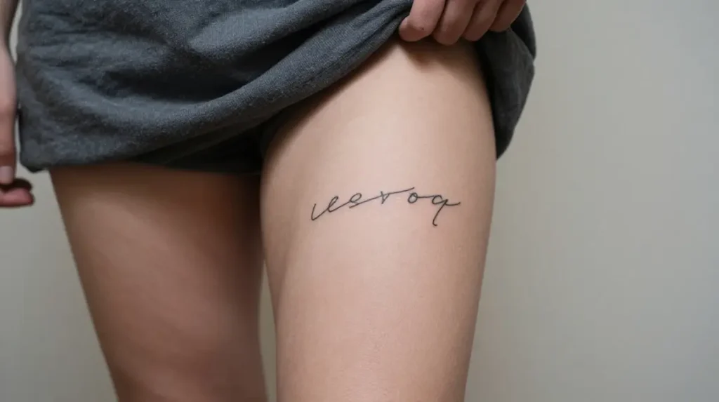 Inner Thigh Tattoo Pain