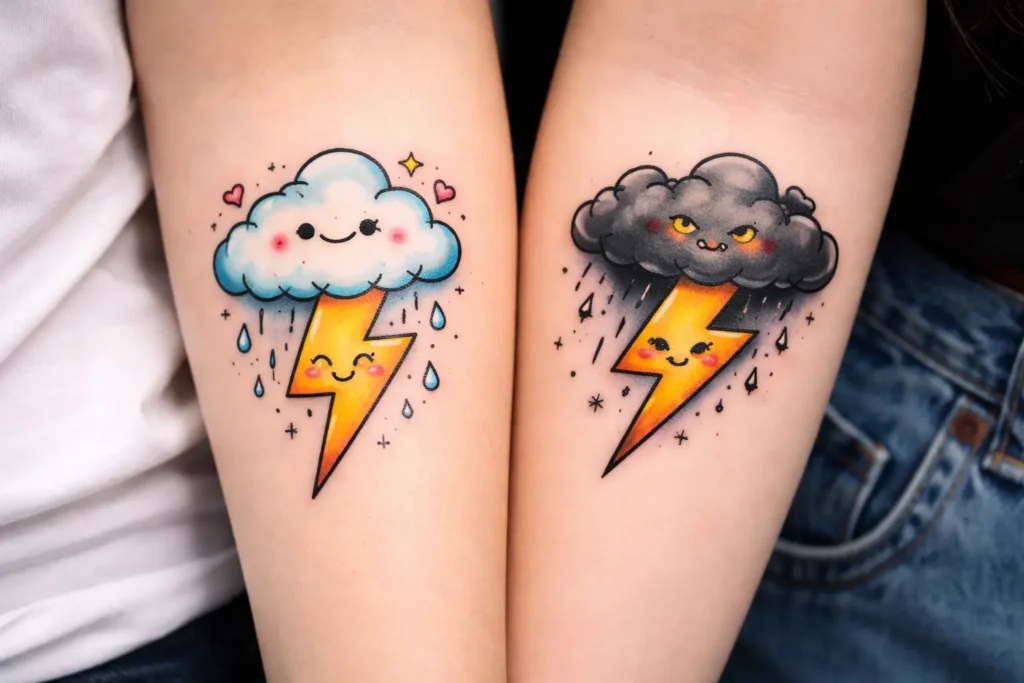 Lightning Bolt and Cloud