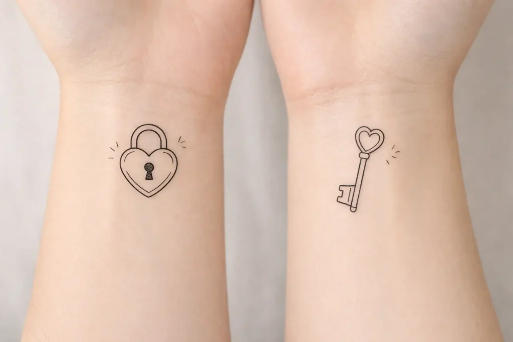 Lock and Key Tattoo