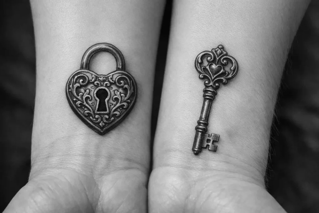Lock and Key Tattoo