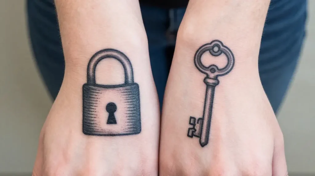 Lock and Key Tattoo