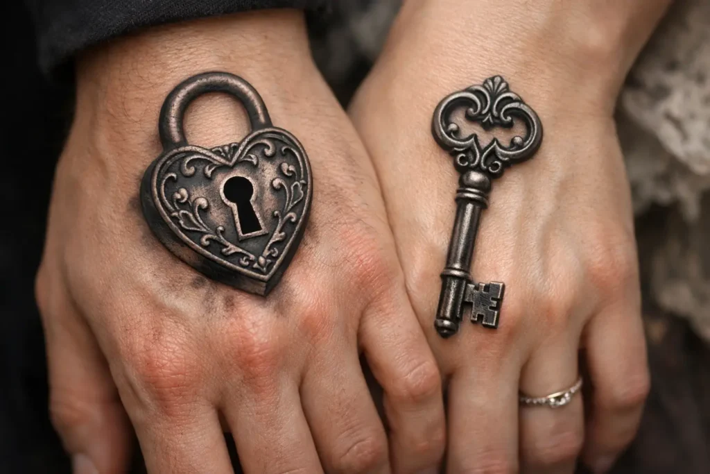 Lock and Key Tattoo Designs