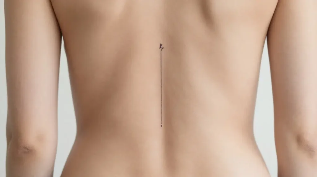 Lower Back Minimalist Tattoos