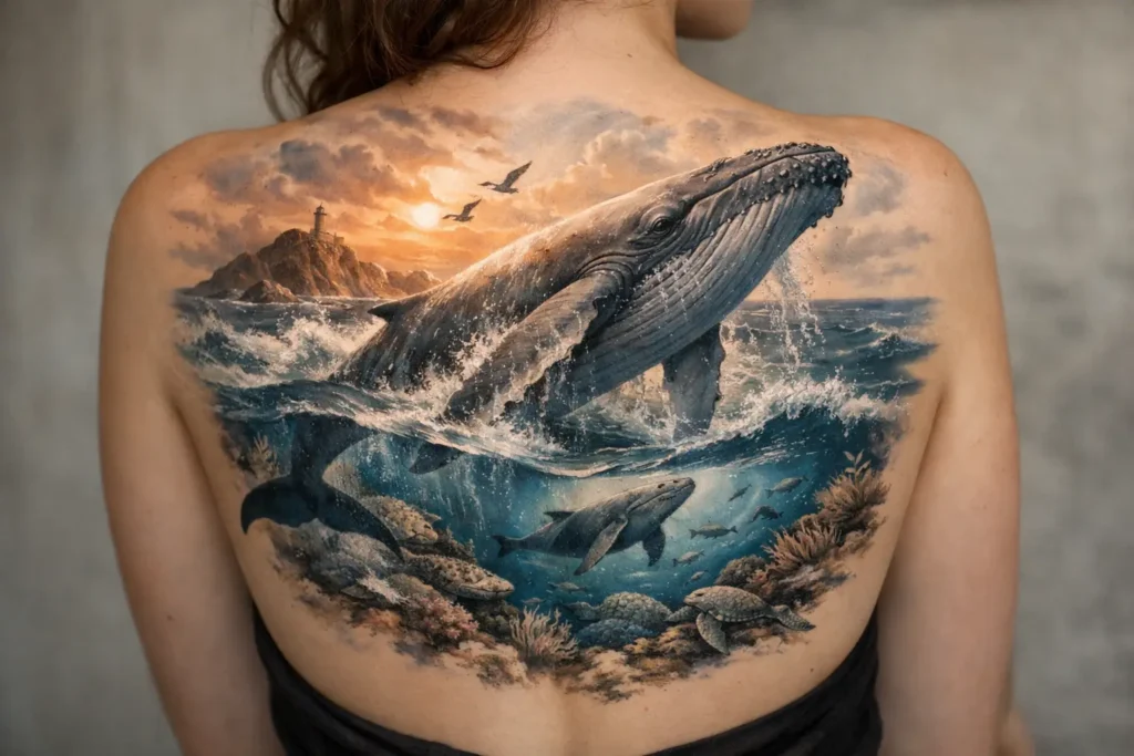 Majestic Whale Tattoo Inspirations