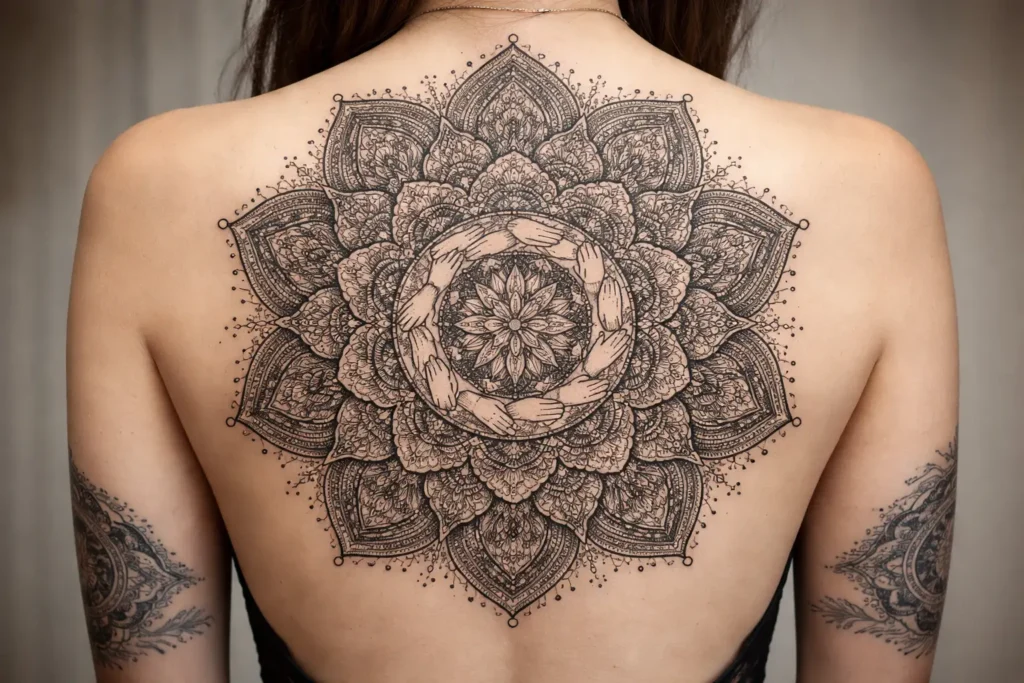 Mandala Tattoos That Represent Unity