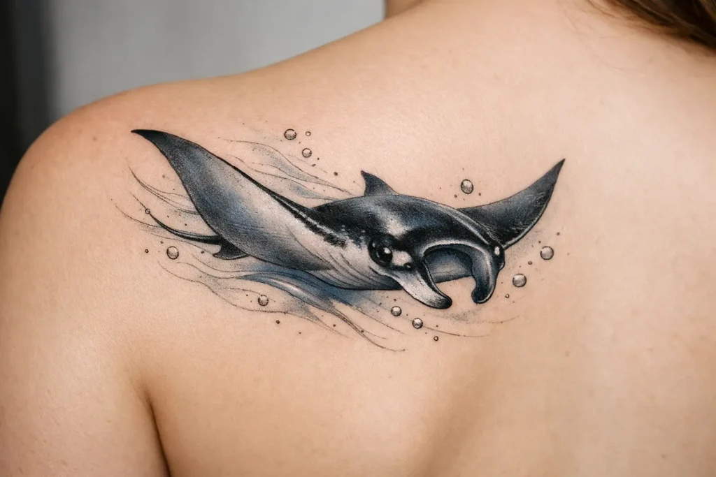 Manta Ray Tattoo